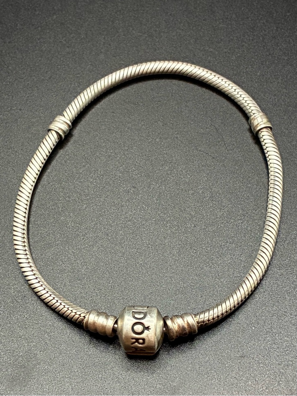 Pandora Sterling Silver Bracelet and Charms